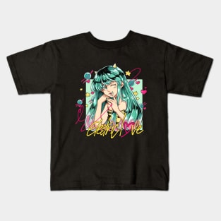 Electric love Kids T-Shirt